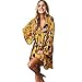 Womens Dress, Gillberry Women Boho Floral Long Maxi Evening Party Cocktail Beach Mini Dress Sundress