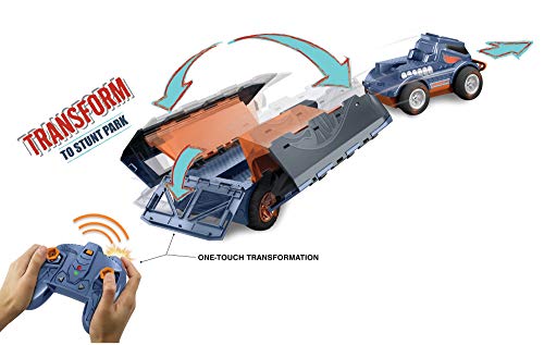 hot wheels rc trick truck transforming stunt park vehicle