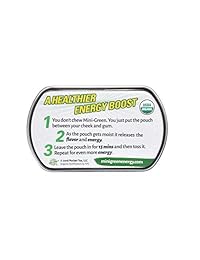 Mini bolsa de energía verde – 3 unidades – elección de 4 sabores