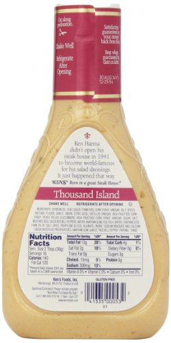 Ken's Foods 1000 Island Sald Dressing, 16 Fl Oz