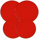 Reston Lloyd Electric Stove Burner Covers, Set of 4, Red (Kitchen)