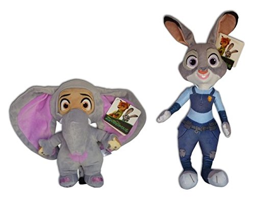 ZOOTOPIA - Set of 2 characters Plush toys of the Movie 