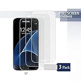 [3-PACK] Samsung Galaxy S7 Screen Protector - Anti-Explosion - Super Flexible Film- Full Screen Coverage - HD Ultra Clear Film