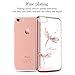 iPhone 8 Case,Clear iPhone 7 Case from Kingxbar ,Bling Diamond Crystals from SWAROVSKI Element Hard PC Transparent Sparkly Case Cover for Apple iPhone 8/ iPhone 7(Dragonfly-Rose)