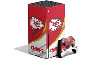 Skinit Decal Gaming Skin Compatible with Xbox Series X Bundle - Officially Licensed NFL Kansas City Chiefs Design