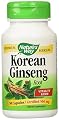 Nature's Way Korean Ginseng Root Capsules, 50 Count
