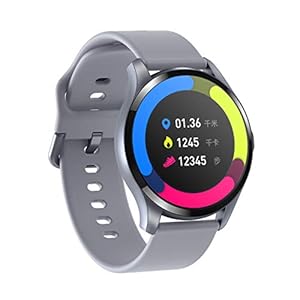 Smartwatch, High-Definition Kleurenscherm, Temperatuur- En Gezondheidsmonitoring, Bluetooth-Waterdichte Horloge Met…
