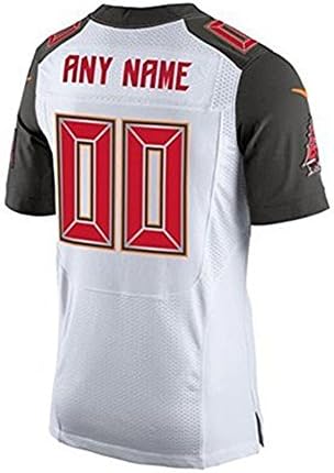 Fstylers Men Custom Football White Jersey Any Name &amp; Number Personalized (XL)