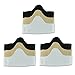 More of Me to Love 100% Cotton Bra Liner 9Pack (3 x Black, 3 x Beige, 3 x White) - XXLarge