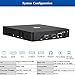 Fanless Mini PC,Intel Atom x5-Z8350 HD Graphics, Mini Computer Windows 10 pro(64bit),DDR3 2GB 32GB eMMC 1000M LAN/2.4G+5G WiFi/BT4.2 HDMI/VGA Dual Output