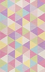 nuLOOM Bianca Triangles Wool Area Rug, 7' 6" x