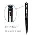 Bysameyee Spy Camera Pen HD 1080P Mini DVR, Portable Video Recorder Hidden Camcorder with 5 Ink Refills, Card Reader – Black and Silver