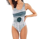 Women's Swimsuits - Hockey Stick and Puck On The