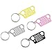 EVAPLUS Car Key Chain Keychain Key Ring for Jeep Wrangler Accessories Enthusiasts-Jeep Front Grill Design and Stainless Steel Material with 4 Colors (Yellow)