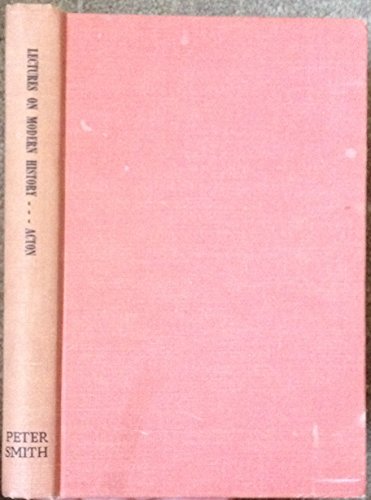 Lectures on Modern History