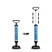 Samshow Toilet Plunger, Powerful Manual Multi Drain Plunger Suitable for Toilets, Bathtubs, Showers(Blue)
