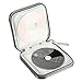 CD Case, DVD Storage for PS3 Games, CD Holder for Kpop, Sturdy CD Storage with Inner 40 CD Sleeves, DVD Case Store in DVD Shelf or DVD Rack, Great Space Saver for DVD Organizer (Silver)