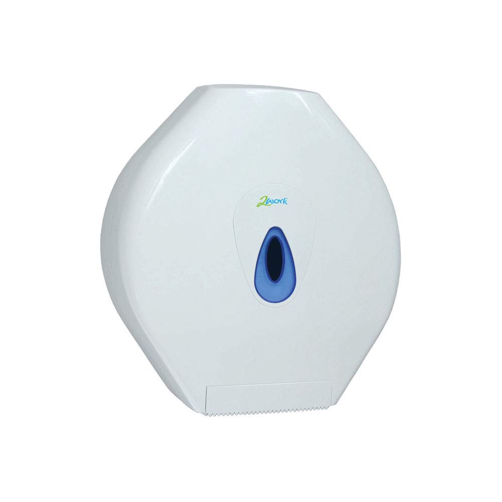 2WORK 4TJL Standard Jumbo Toilet Roll Dispenser DS925E