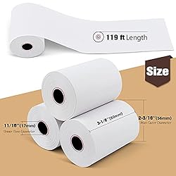 TK Thermal King, 3-1/8" x 119' Thermal Paper Cash