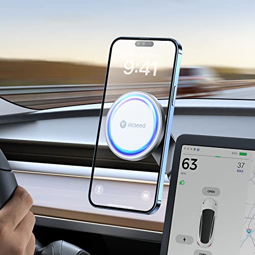 Magsafe Car Mount Vicseed Wireless Car Charger VICSEED Tesla Phone