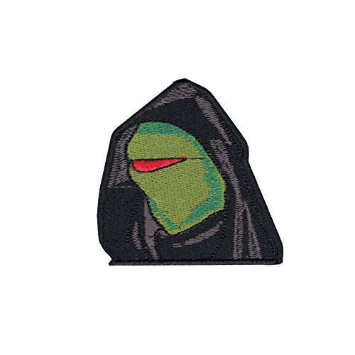 Evil Frog DIY Iron On Embroidered Applique Patch