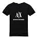 Armani Exchange Logo Men's Design Print Crew Neck Cotton T-Shirt