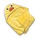 AZBABY Hooded Bath Towel Wrap for Toddlers and Kids, Best for Bath, Pool, and Beach, Yellow Duck