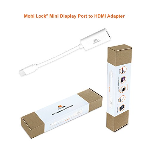 Thunderbolt / DisplayPort to HDMI Adapter Compatible to Mirror Your