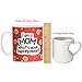 Giant 30 oz. Mom Mug, I'm a Mom What's Your SuperPower with Bonus Gift Boutique Cloth, Can be used as a planter, soup bowl, home decor, giant coffee mug