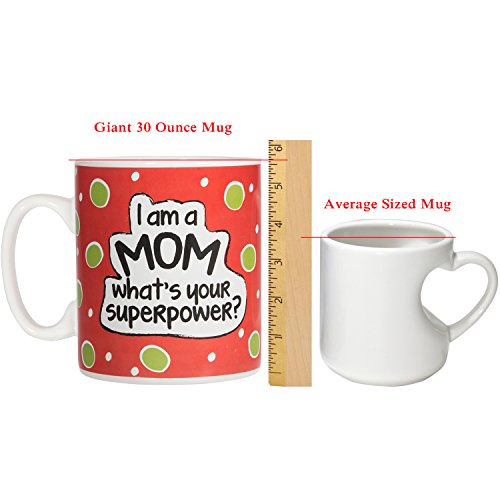 Giant 30 Oz Mom Mug I M A Mom What S Your Superpower With
