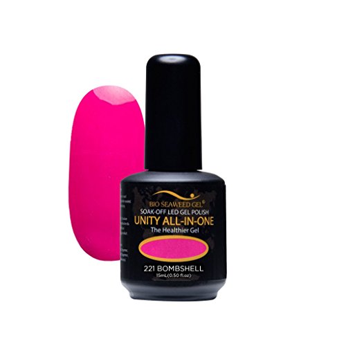 Bio SeaWeed Gel Unity All-In-One UV/LED Gel Polish 221 Bombshell 15ml
