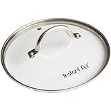 Instant Pot Tempered Glass Lid for Electric Pressure Cookers, 9", Stainless Steel