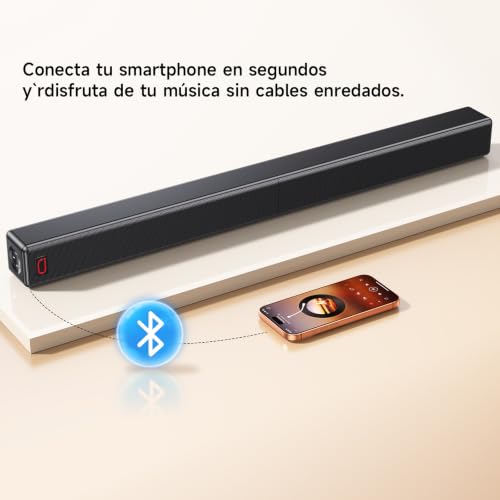 JYX 2.1ch TV Soundbar, 2026 Upgrade 120W 2-in-1 Detachable Bluetooth 5.3 Speaker Bars with ARC/Opt/AUX, Adjustable Bass (4 Speakers + 2 Reflex Tubes)