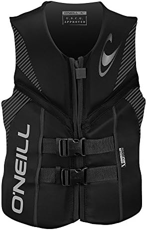 O'Neill Reactor 3 Iso 50N Vest Top Black - Minimal bulk design - Quick realease dual safety buckles