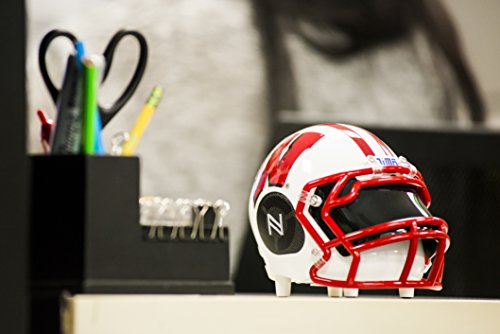 NCAA Football Wisconsin Badgers Wireless Bluetooth Speaker. Officially Licensed Portable Helmet Speaker by NCAA College Football - Medium