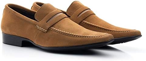 sapato esporte fino camurça