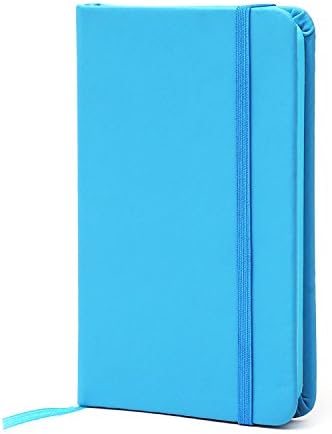 BIOBAY Classic Ruled Travel Notebook | Hardcover Writing Journal and Diary – Premium Lined Paper and Durable Design - 192 pages - Assorted Solid Colors