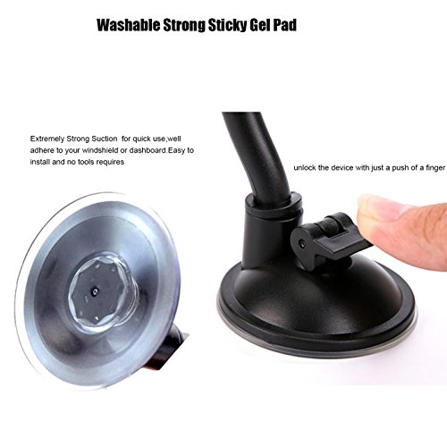 [2pack] Car Mount Cradle,CaseHQ Universal Windshield Dashboard Double Clip Strong Suction Cup Cell Phone Holder for iPhone 8 8 Plus X 7 7 Plus 6 6 Plus Galaxy S5 S6 S7 S8 Androids,GPS etc.-White - Thumbnail 3