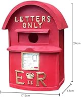 Vivid Arts D-Letterbox Birdhouse Red Resin Frost Proof UK view 5