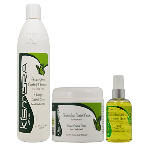 Kismera Line Hair Loss Control Shampoo & Cream 16oz & Lotion 4oz”Set”