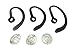 AvimaBasics Ear Buds, Spare Kit Earloops Buds Compatible with Plantronics WH500 CS540 W440 Savi W740 - Includes: 3 Earloop, 3 Eartips Guarantee! (1 Pack)