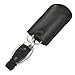 JUMI Key Case Bag Genuine Leather Car Keychain Organiser Wallet Cover Holder Black