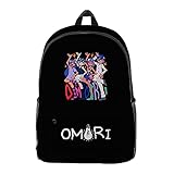 WZSMHFT Omori Backpack Oxford Bag Game Backpack