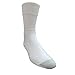 Galiva Men's Cotton Lightweight Crew Dress Socks - 6 Pairs, Medium, White