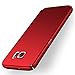 Galaxy S7 Case, Sincase [Non Slip] Ultra Thin Excellent Grip Smoothly Frosted Samsung S7 Bumper [Scratch Resistant] Lightweight Coated Hard PC Cover Shell for Samsung Galaxy S7, Red