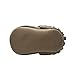 YIHAKIDS Baby Tassel Shoes Soft Leather Sole Infant Shoes Baby Moccasins Crib Shoes Khaki(Size 5,6-12 Months/4.9in)