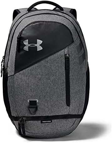 Under Armour UA Hustle Unisex Adults Backpack, Black Black