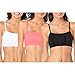 Fruit of the Loom Women’s Cotton Pullover Sport Bra, pin dot/Popsicle Pink/White-3 Pack, 42thumb 3