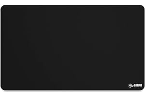 Glorious XL Extended Gaming Mouse Mat/Pad - Large, Wide (XL Extended) Black Cloth Mousepad, Stitched Edges | 14"x24" (G-P)