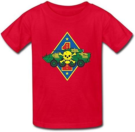 1st Light Armored Reconnaissance Battalion Logo Baby's Tee 6 M Red